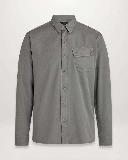 Chemise Belstaff Homme Pitch Grise Soldes HC4036728